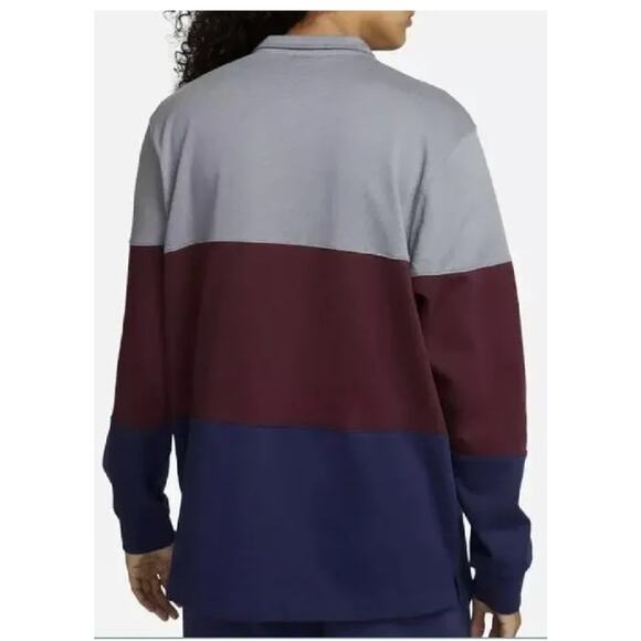 Nike Club Fleece Quarter Zip Polo shirt Mens Size M Loose Fit FB7797 084 - Picture 2 of 4